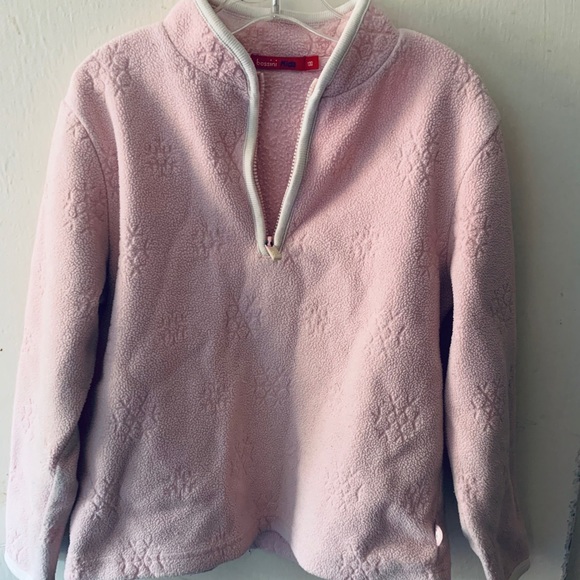 bossini Other - Fleece Snowflake quarter Zip up